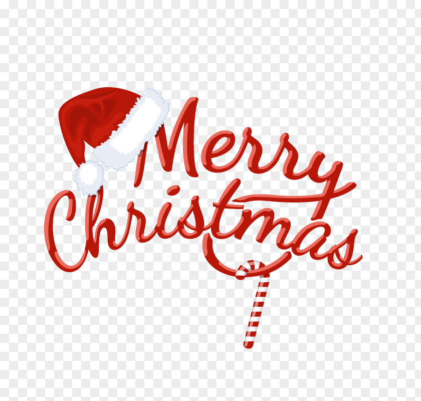 Merry Christmas,Fonts,Christmas Hats,Decorative Fonts Christmas Logo PNG