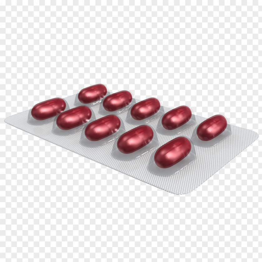 Pharmaceutical Drug Capsule Pill Red PNG