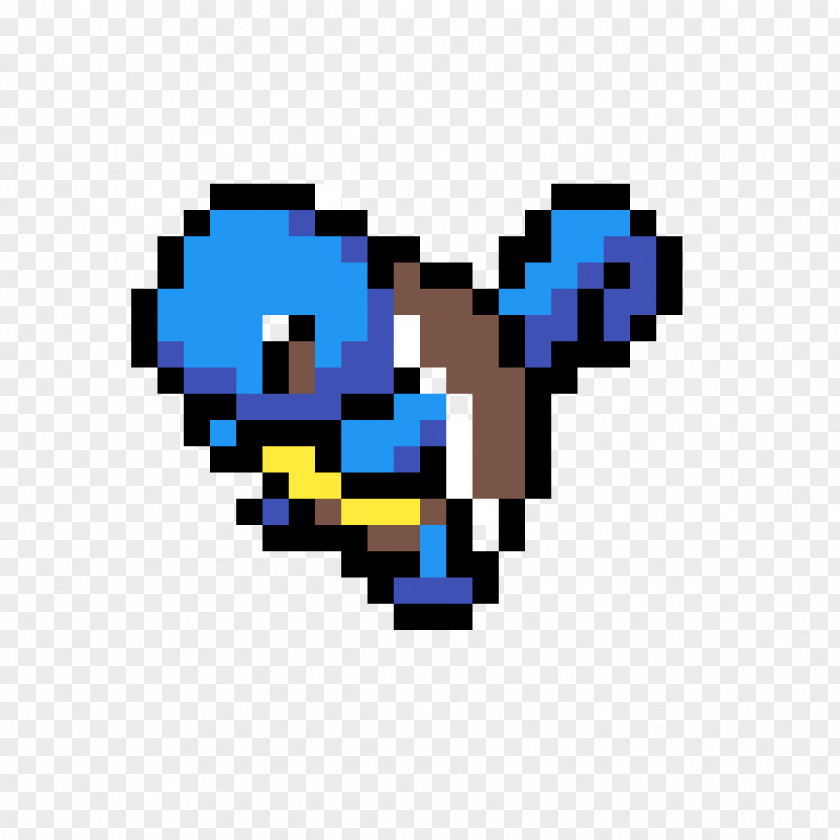 Squirtle Pennant Minecraft Pikachu Pixel Art PNG