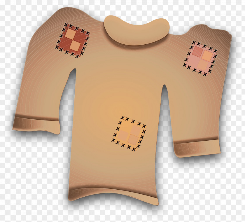 Sweater Brown Orange PNG