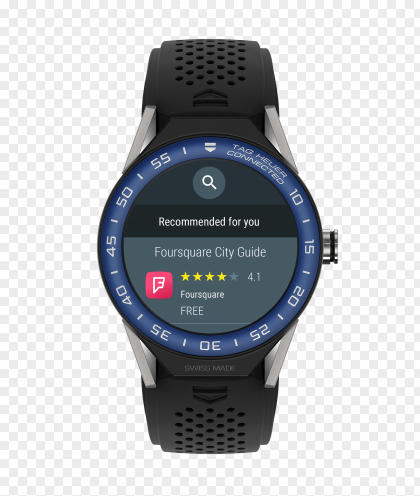 Tag Connected TAG Heuer Smartwatch Strap PNG
