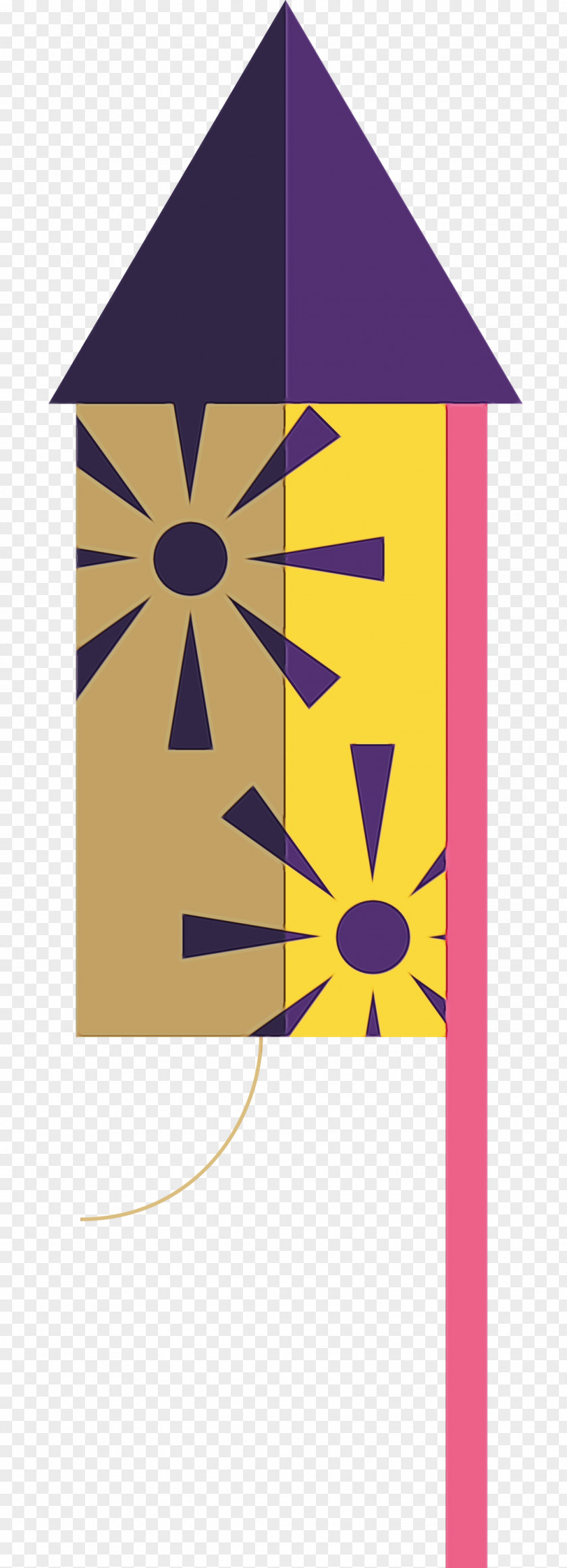 Triangle Angle Line Yellow Pattern PNG