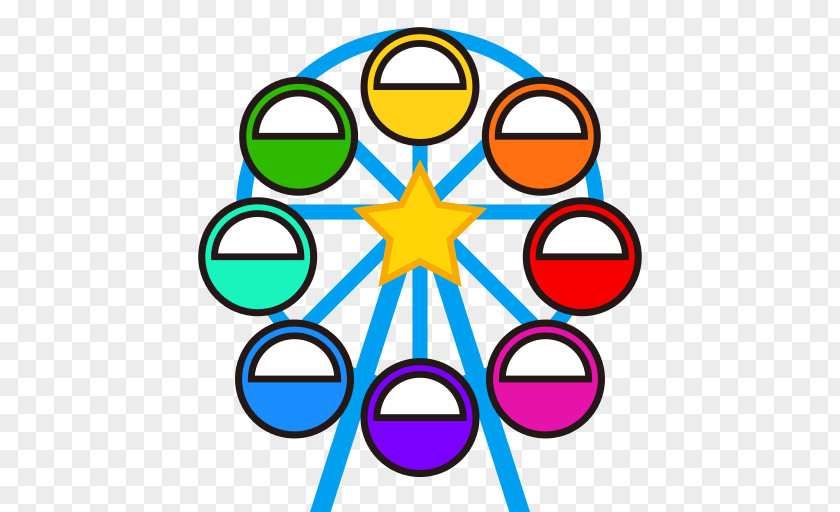 Ferriswheel Circle Point Clip Art PNG