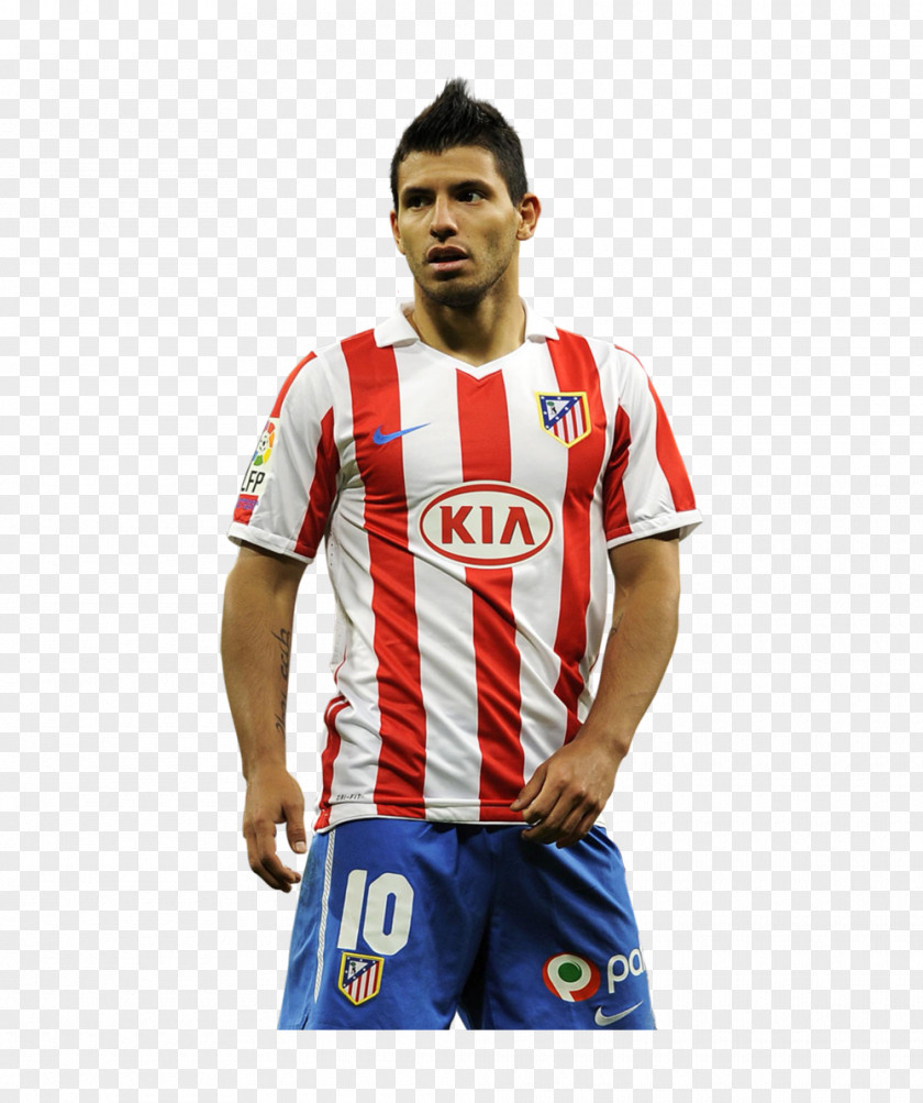 Football Sergio Agüero Atlético Madrid Real C.F. Jersey Manchester City F.C. PNG