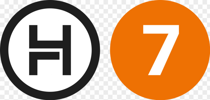 H7 Line BHÉV Commuter Rail Szentendre Logo PNG