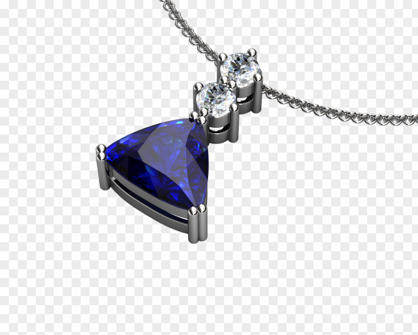 Sapphire Locket Body Jewellery Silver PNG