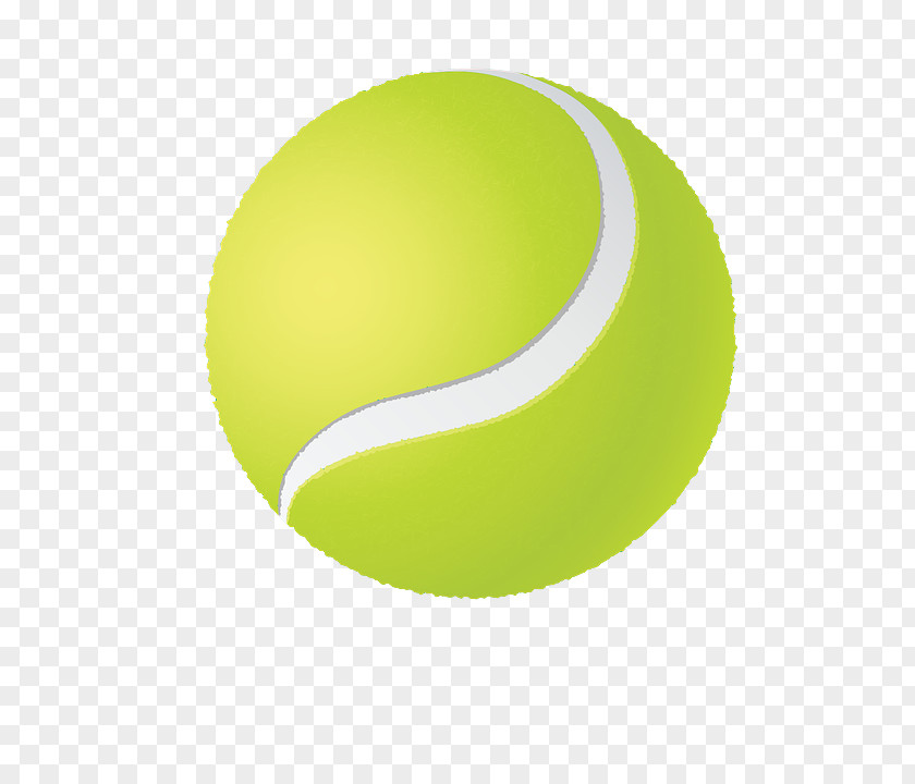 Tennis Green Plush Texture Ball PNG