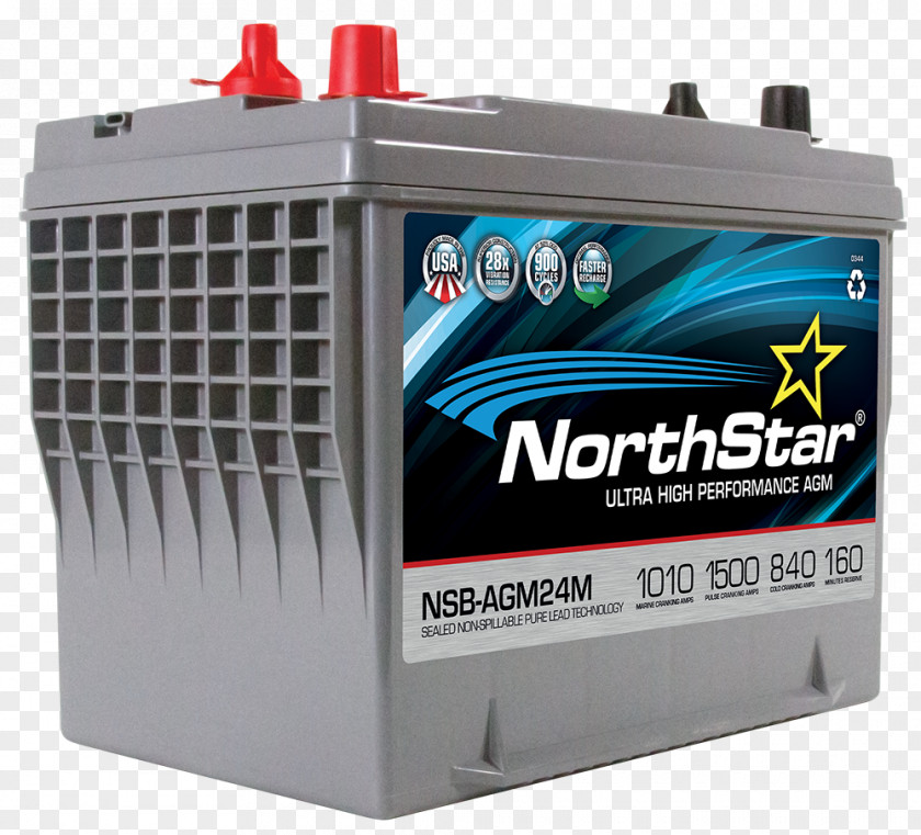 Automotive Battery VRLA NorthStar Electric Depth Of Discharge PNG