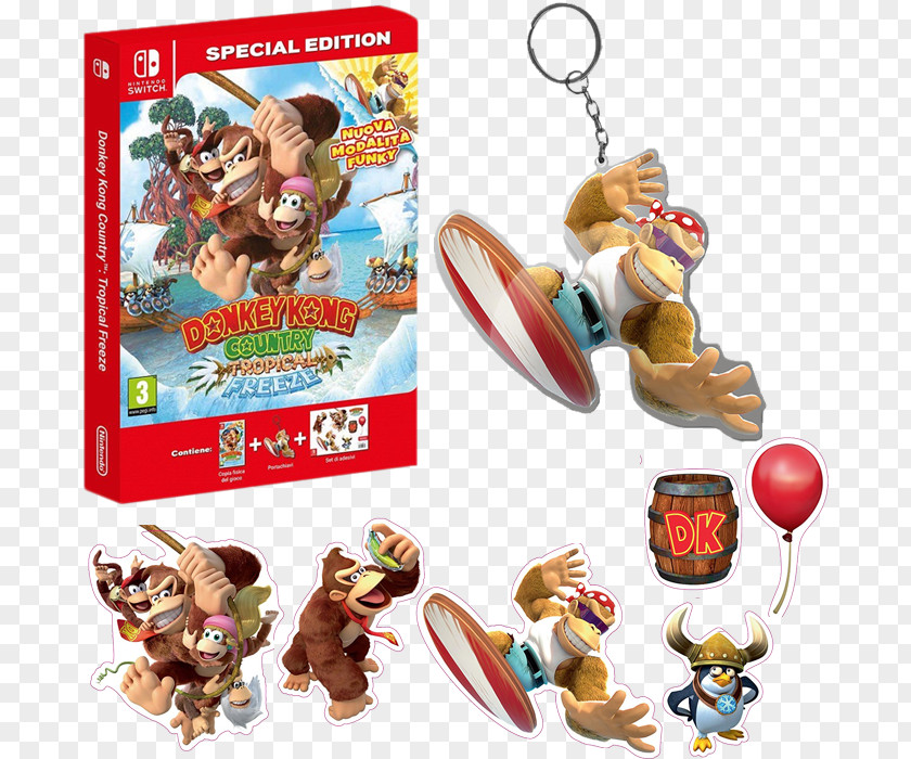Donkey Kong Country Tropical Freeze Country: Nintendo Switch Returns PNG