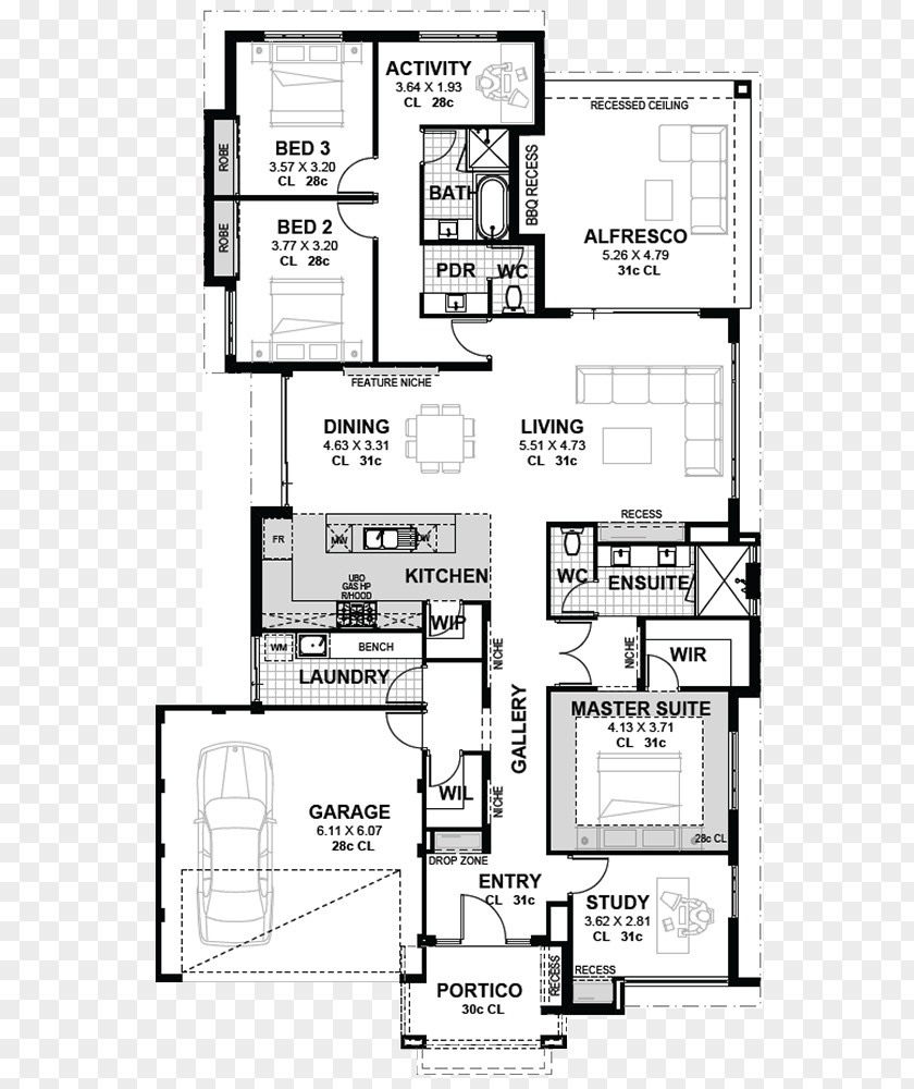 Double Storey Building Floor Plan House Bedroom PNG