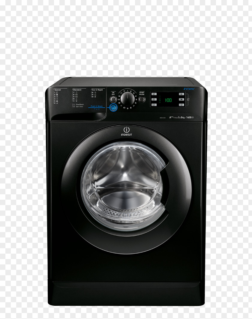 Washing Machine Machines Indesit Co. Home Appliance Laundry PNG