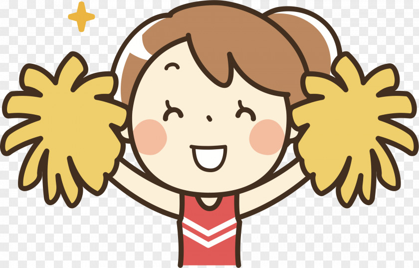 Cheerleading Cartoon Dance Pom-pom Clip Art PNG