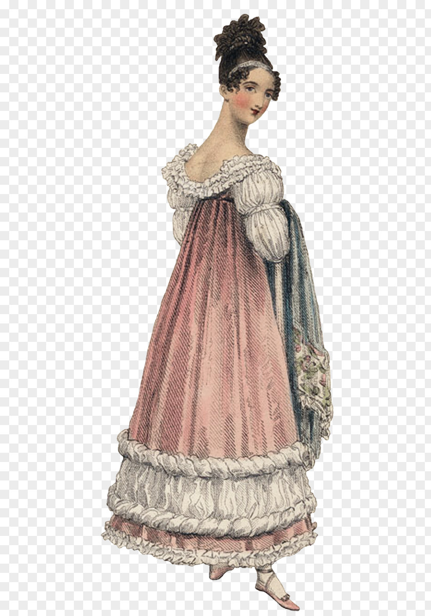 Dress Jane Austen Regency Era Pride And Prejudice Clothing Gown PNG