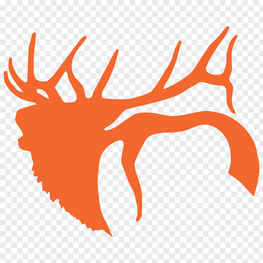 Elk Big-game Hunting Deer Map PNG