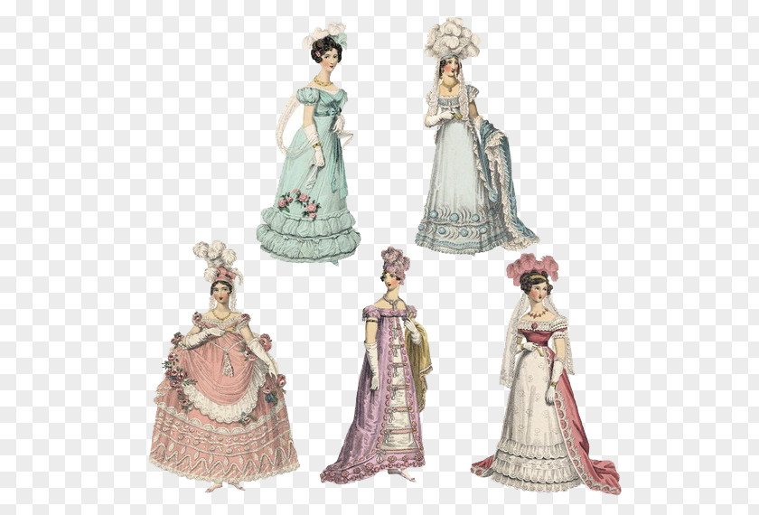 Hand-painted Clothing Banquet Europe Wars Of The Roses Evening Gown PNG