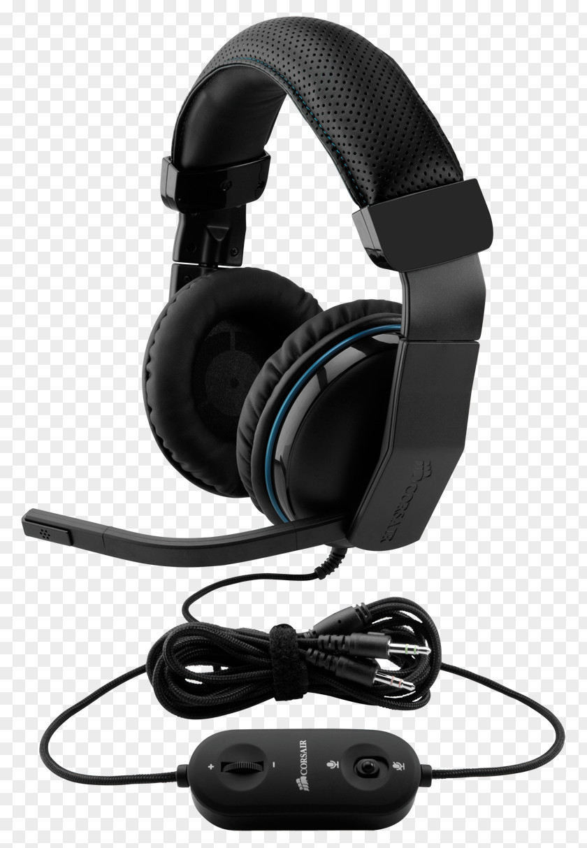 HeadsetFull Size Corsair Components MicrophoneHeadset Headphones Vengeance 1300 Analog Gaming Headset PNG