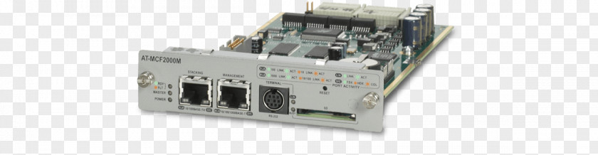 Network Cards & Adapters Allied Telesis AT-MCF2000M Passive Circuit Component Management RS-232 PNG