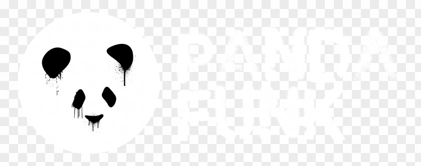 Panda Monochrome Photography Logo Silhouette PNG
