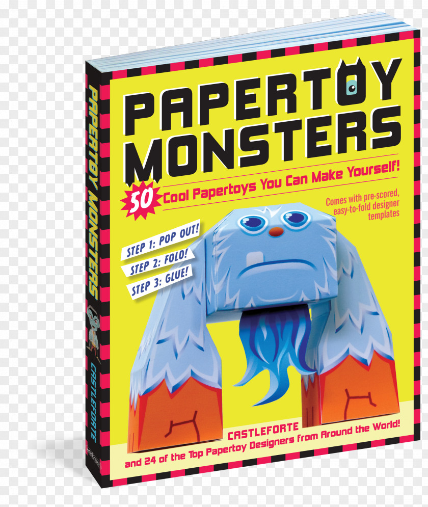 Paper Book Papertoy Monsters: 50 Cool Papertoys You Can Make Yourself! Glowbots: 46 Glowing Robots Amazon.com Toys PNG