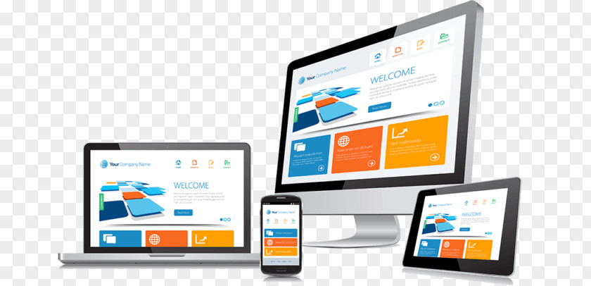 Web Design Responsive Development Mobile Phones PNG