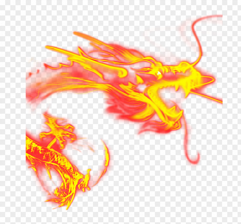 Chinese New Year Dragon Fire PNG