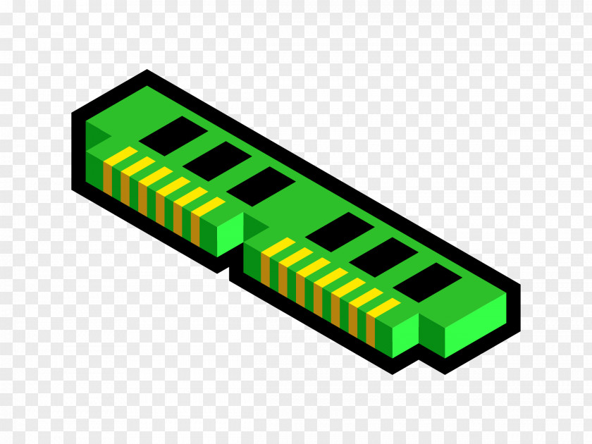 Computer DDR SDRAM Memory Data Storage Clip Art PNG