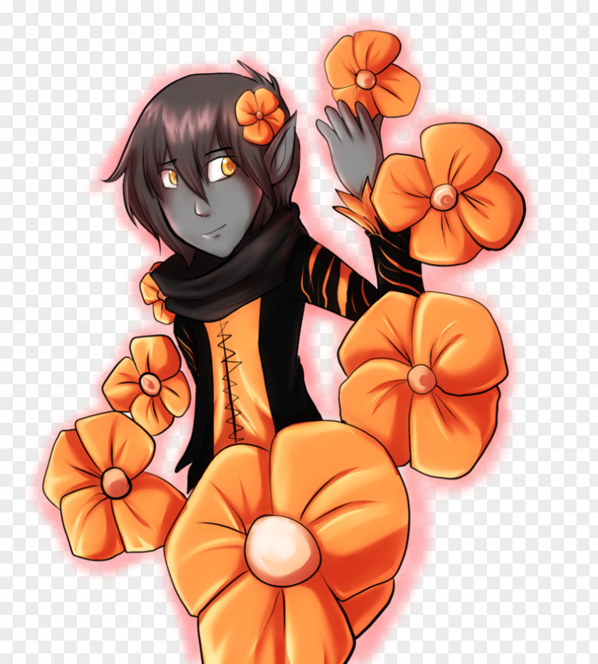 Flower Cartoon Ear Character PNG