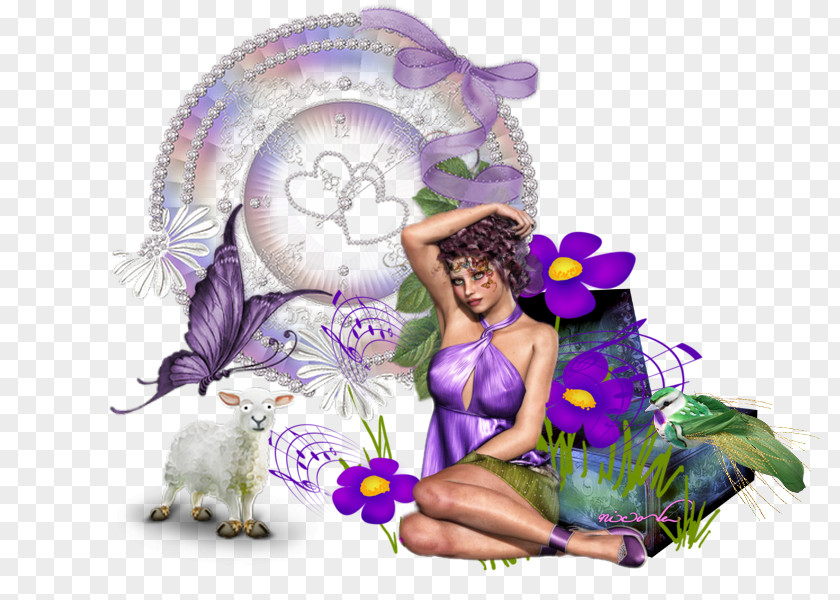 Flower Easter Legendary Creature Animated Cartoon PNG