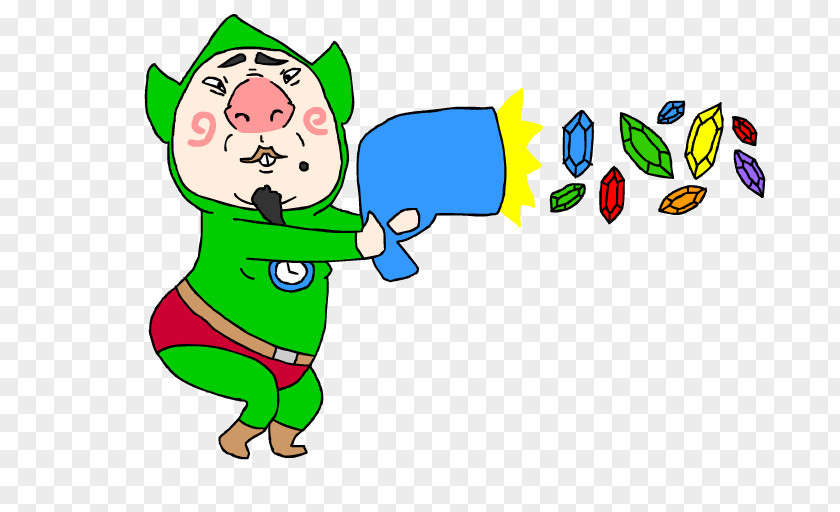Rupee Link Freshly-Picked Tingle's Rosy Rupeeland Super Smash Bros. Character Clip Art PNG