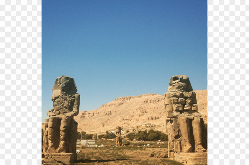 Travel Colossi Of Memnon Luxor Valley The Kings Temple Kom Ombo Mortuary Amenhotep III PNG