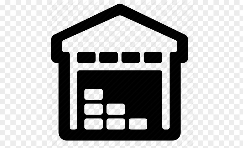 Warehouse Storage Icon Self Building PNG