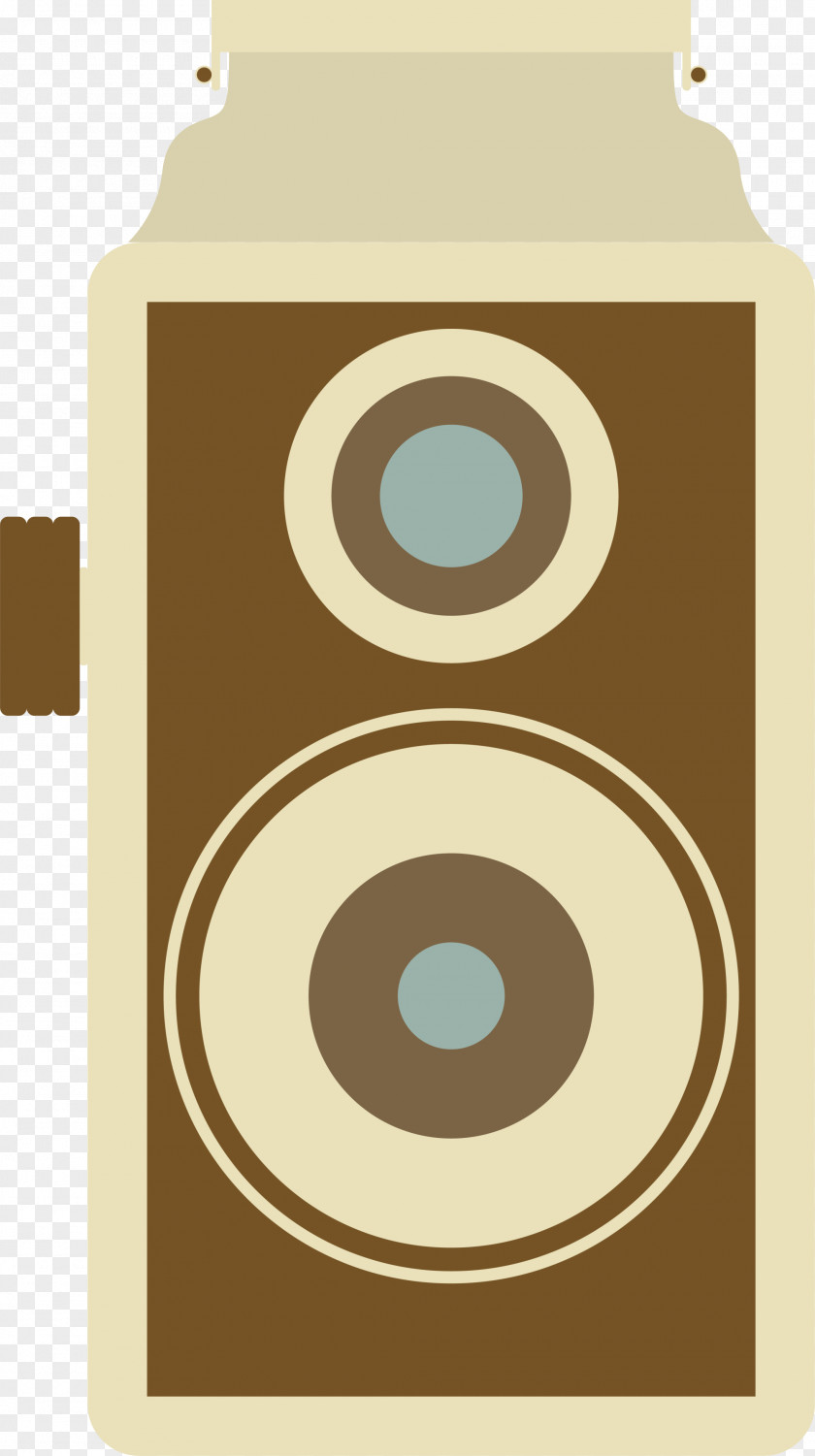Brown Retro Camera Photography PNG