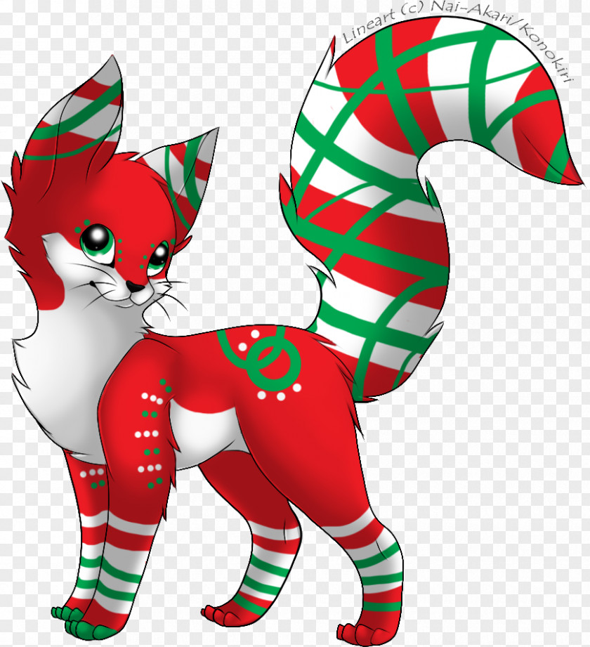 Cat Christmas Ornament Clip Art PNG