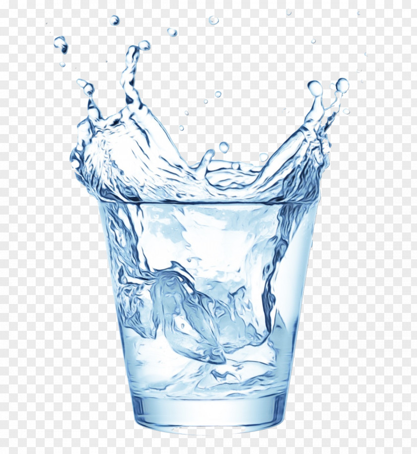 Ice Cube Old Fashioned Glass PNG