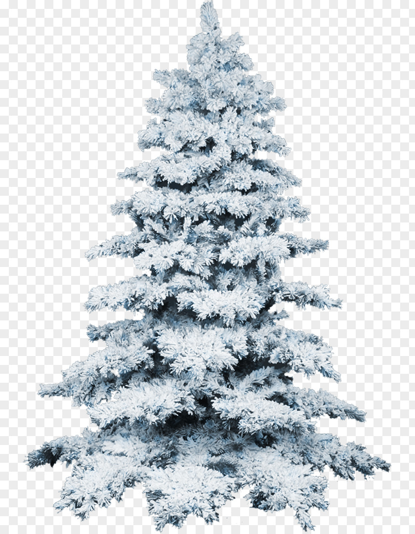 Icicles Artificial Christmas Tree Flocking Snow PNG
