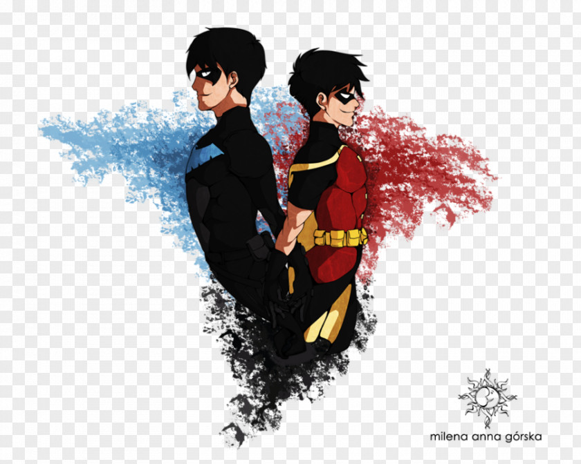 Robin Dick Grayson Nightwing Damian Wayne Jason Todd PNG