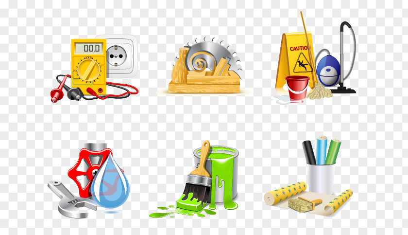 Cartoon Tools Collection Royalty-free Stock Photography Illustration PNG