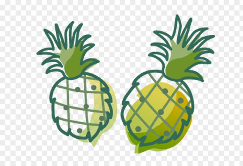 Pineapple Tropical Fruit Vegetable PNG