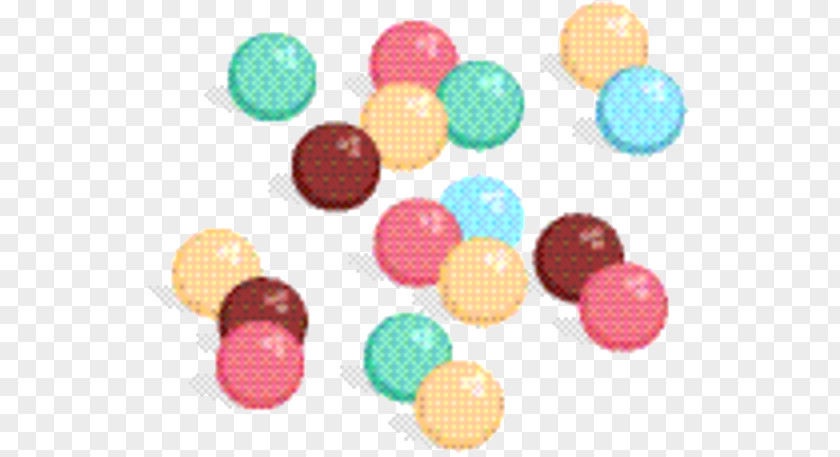 Polka Dot Candy Circle Background PNG
