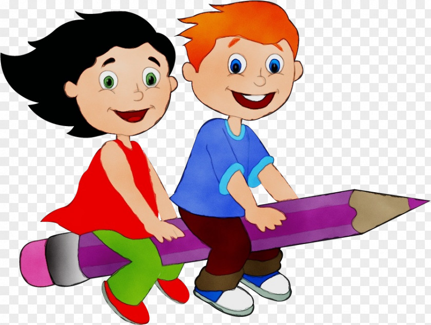 Sharing Happy Cartoon Clip Art Fun Animated Child PNG