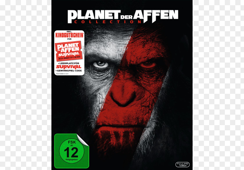 Blu-ray Disc Planet Of The Apes Blue Eyes Film DVD PNG