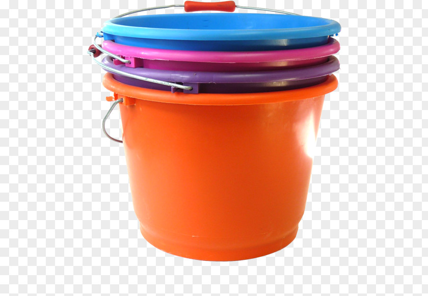 Bucket Ne-Au Plast Plastic Lid Liter PNG