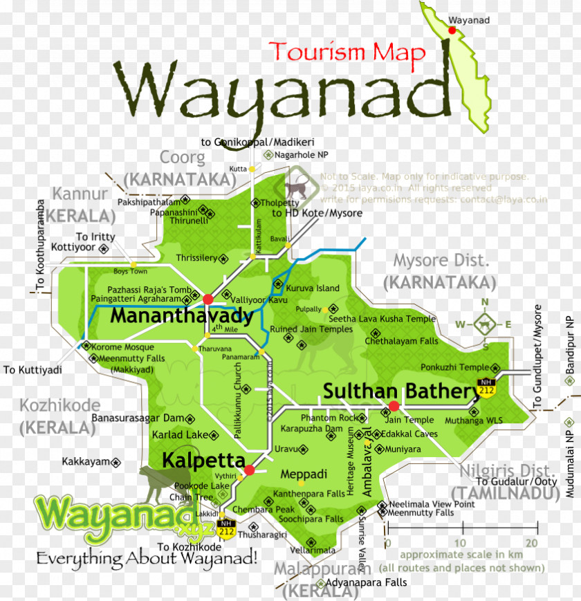 Map Lakkidi, Wayanad Pookode Lake Kalpetta Vythiri Lakkidi View Point PNG