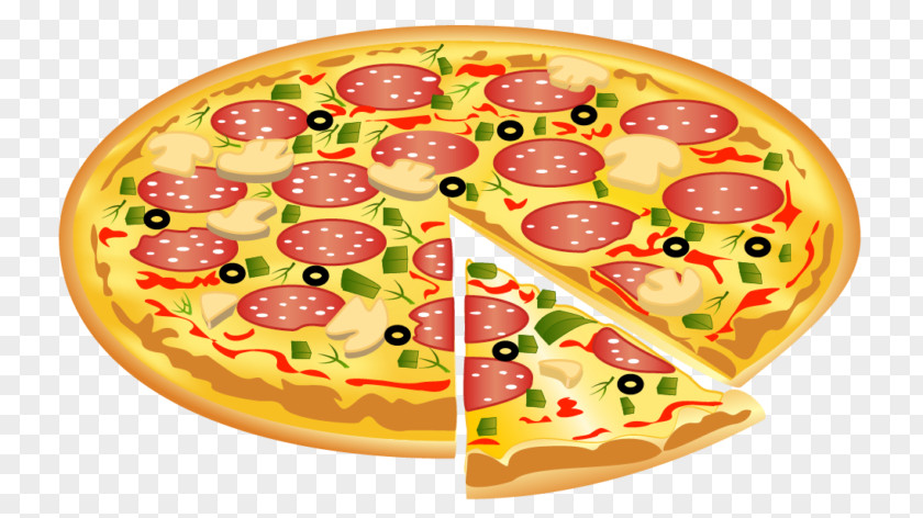 Pizza Sicilian Italian Cuisine Fast Food Clip Art PNG