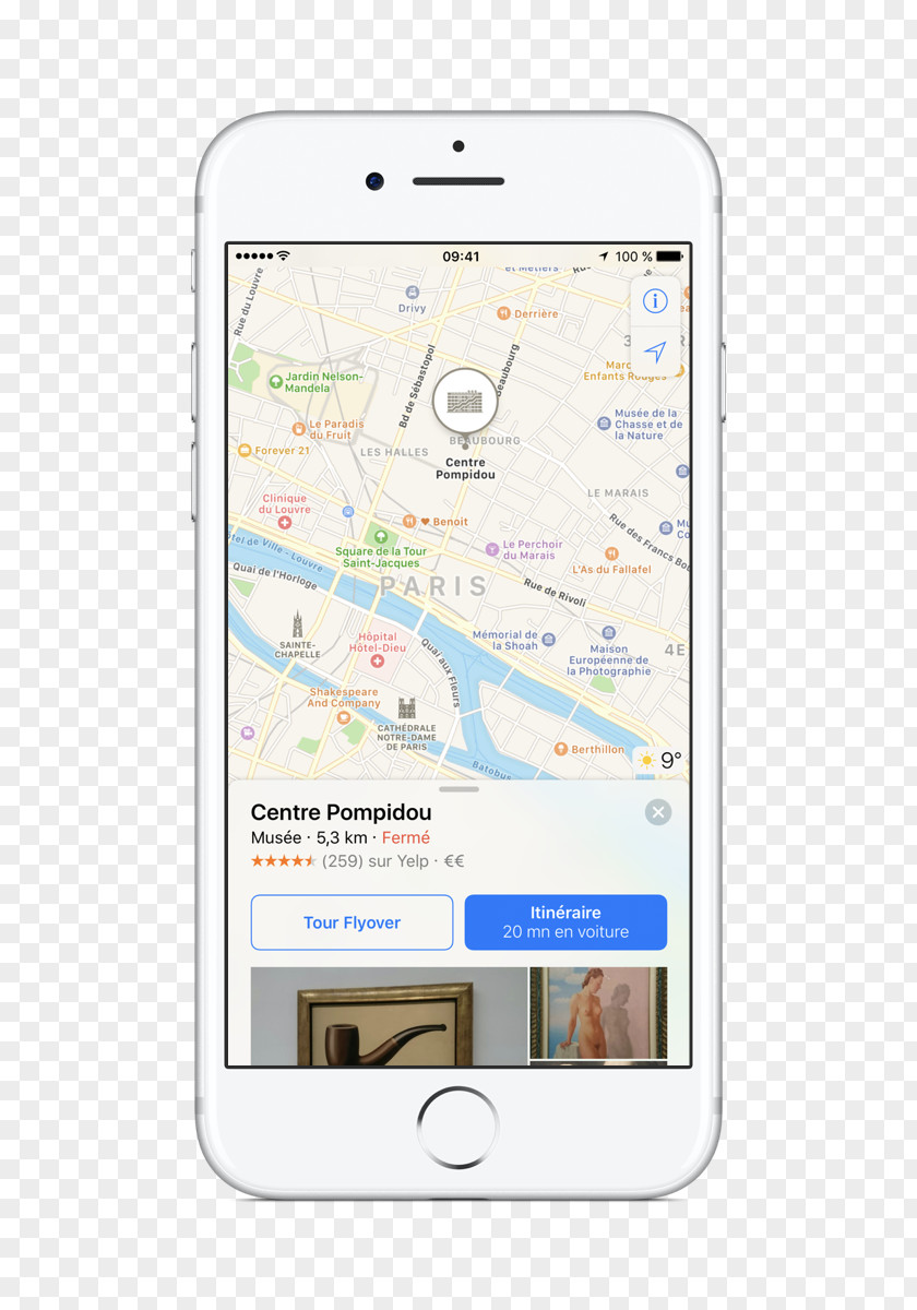 Smartphone Paris Apple Maps IPhone IOS PNG