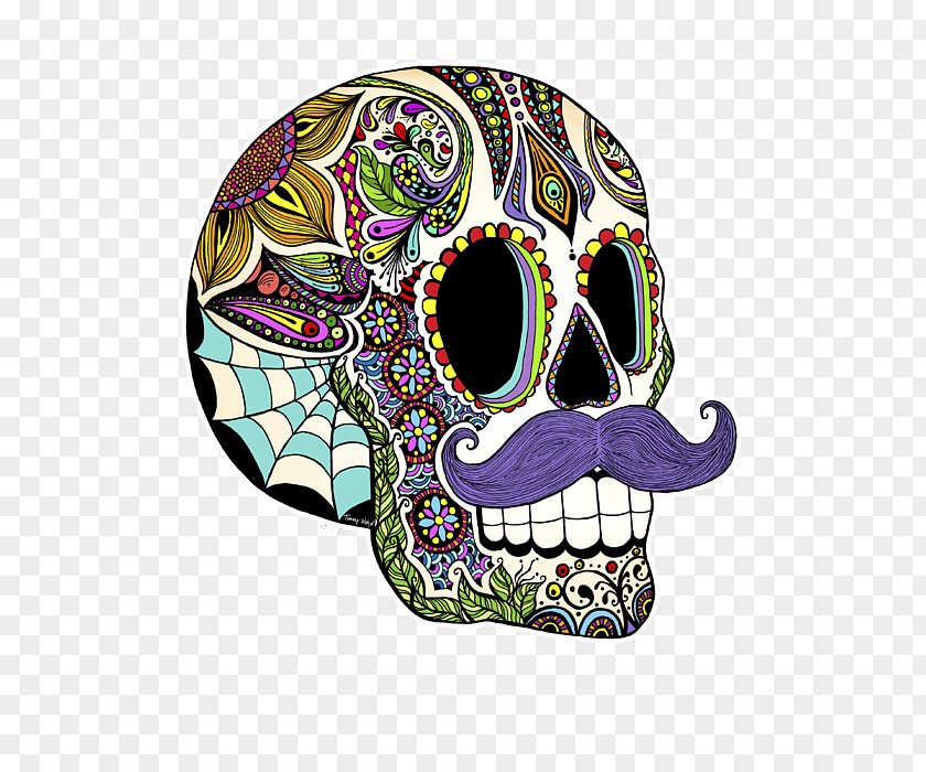Sugar Skull Calavera Mexican Cuisine Mexico Day Of The Dead PNG