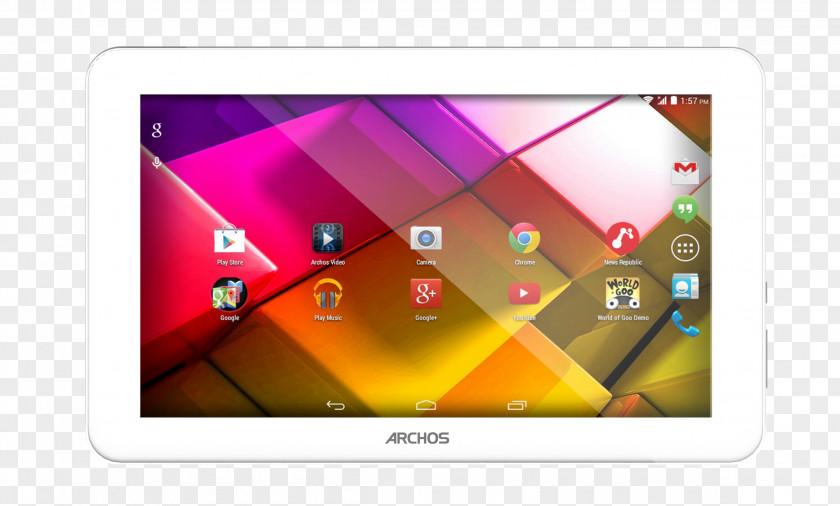 Android Archos 101 Internet Tablet Copper 70 Gigabyte PNG