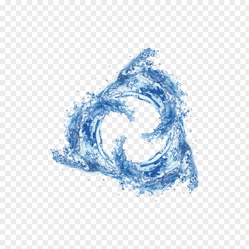 Creative Vortex Water Waves Dispersion Whirlpool Illustration PNG