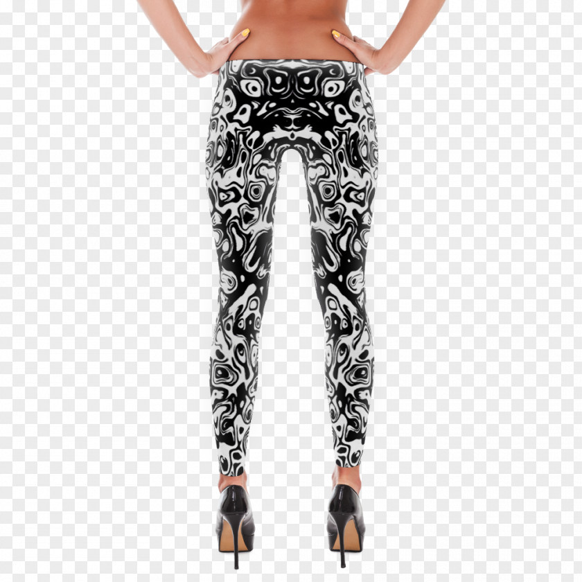 Leggings Mock Up Clothing Hoodie T-shirt Capri Pants PNG