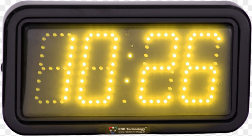 Lighted Wall Clocks Alarm Digital Clock Display Device Timer PNG